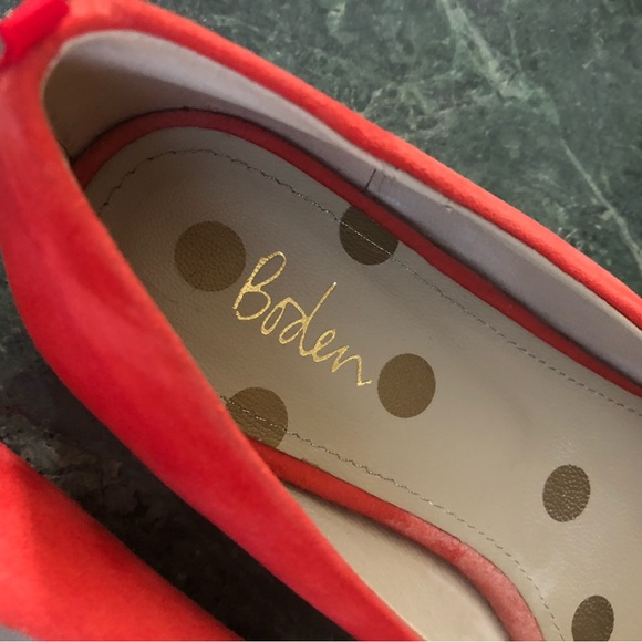 Boden red and pink flats 38 - Picture 4 of 5